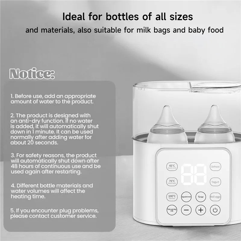 CozyWarm Baby Bottle Warmer & Sterilizer + Gift